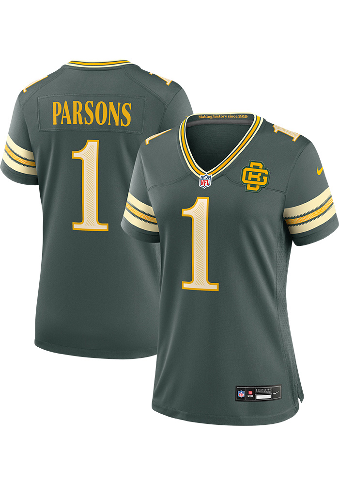 Micah Parsons Womens Green Bay Packers DARKGREEN Rivalry Football