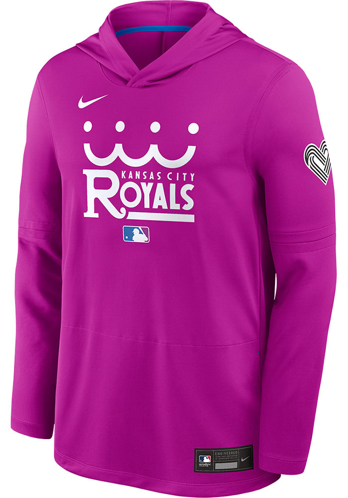 Nike Kansas City Royals Mens PURPLE Authentic Collection City