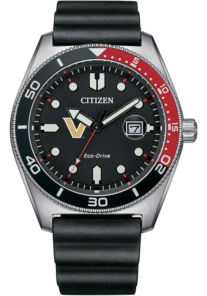 Vanderbilt Commodores BLACK Eco-Drive Sport Watch - 78511161