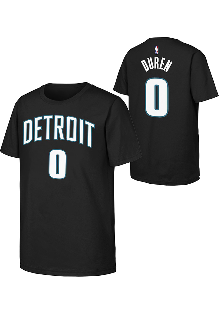 Jalen Duren Detroit Pistons Youth BLACK City Edition NN Short
