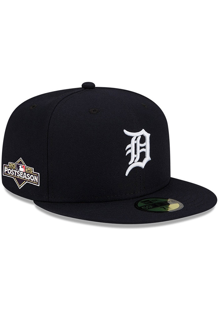 Detroit Tigers Mens 2025 Home Post Season Side Patch 59FIFTY NAVY