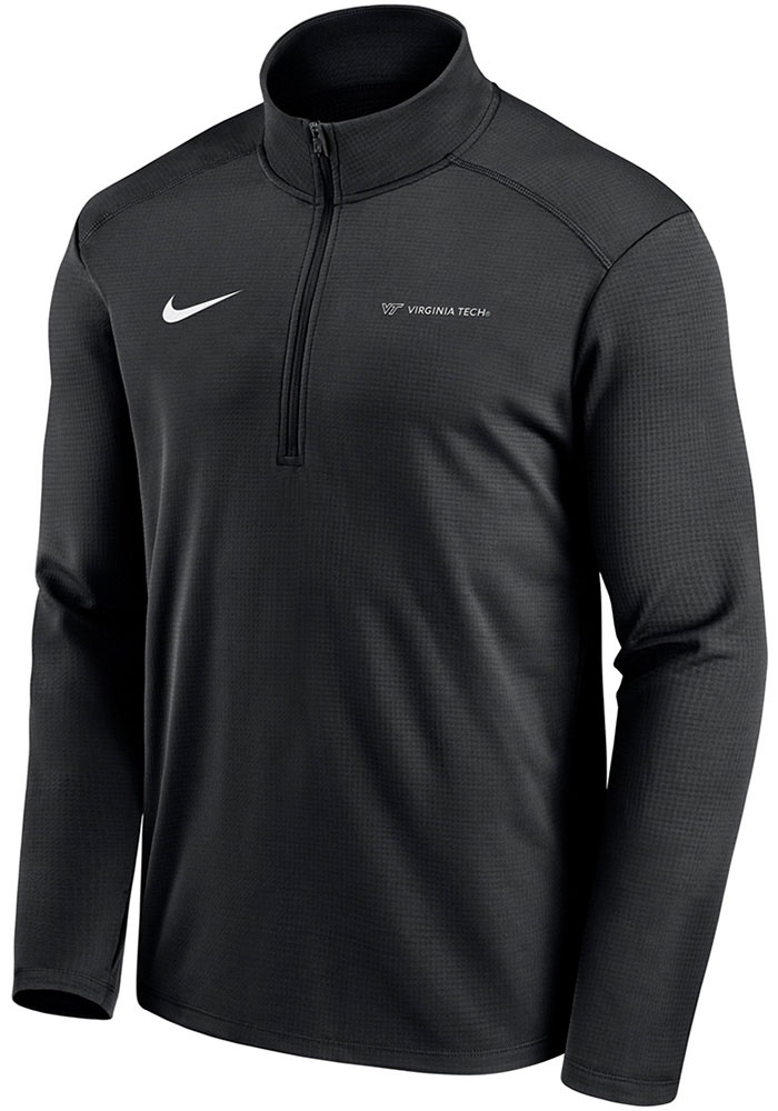Nike Virginia Tech Hokies Mens BLACK Academic Wordmark Pacer