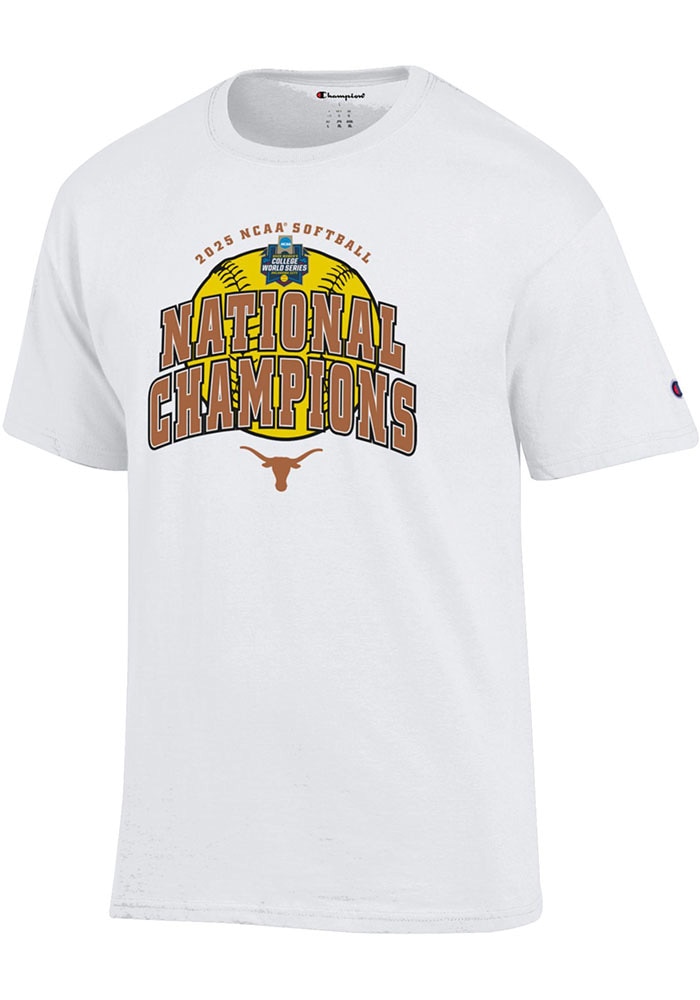 Champion Texas Longhorns White 2025 Womens Softball National