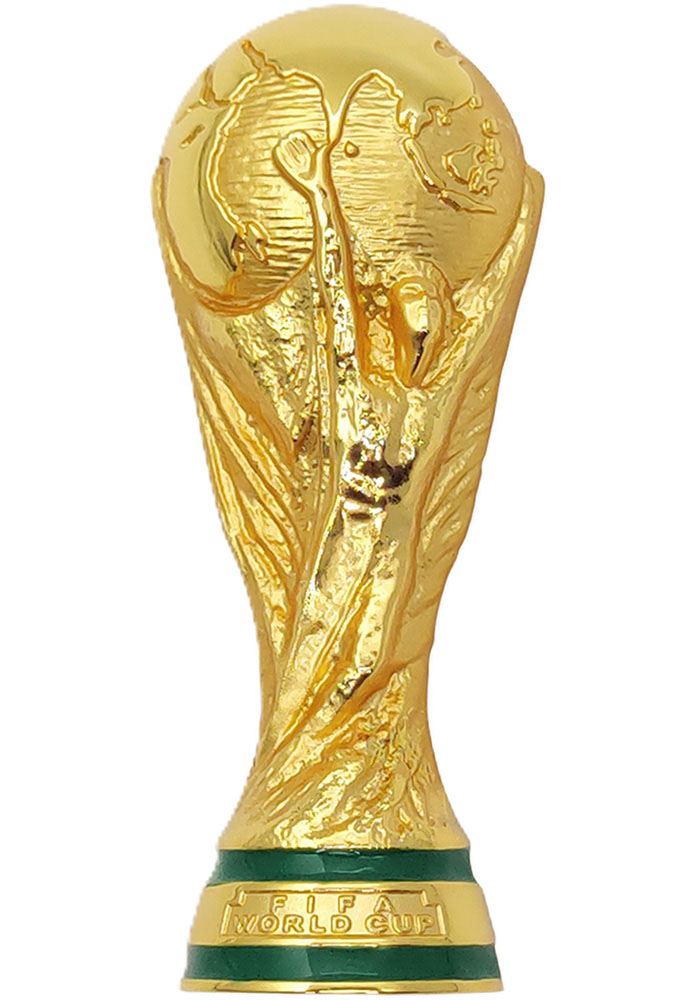 左右肩パッチ付  正規品 FIFA WORLD CUP レプリカ M FIFA White Trophy Magnet - 8215687