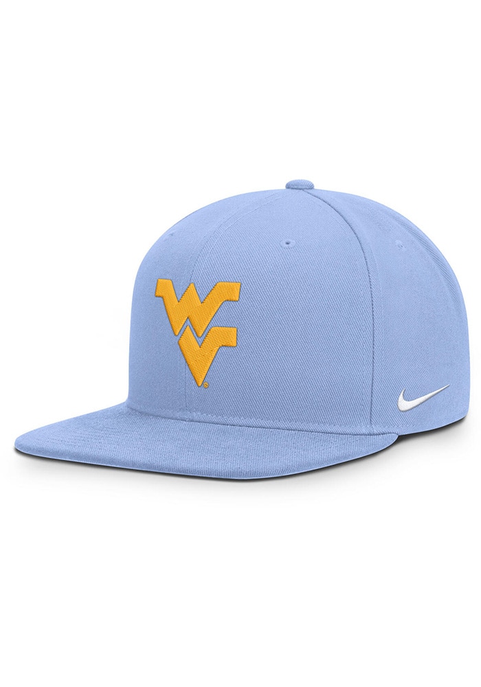 West Virginia Mountaineers Nike LIGHT BLUE Country Club Flat Bill