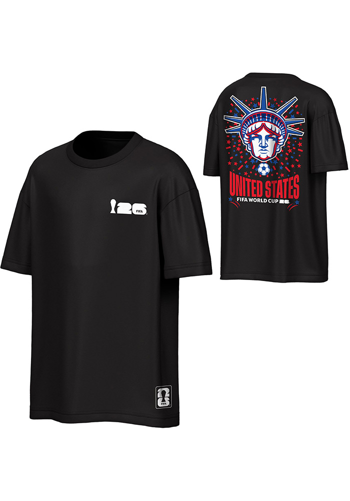 FIFA USA BLACK World Cup 26 Rally Short Sleeve T Shirt - 8236277