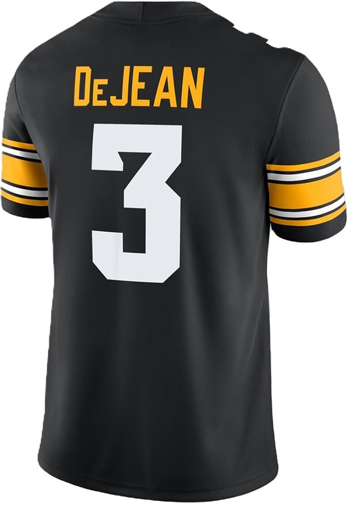 アイバーソンアメフトユニホーム Cooper DeJean Iowa Hawkeyes BLACK Football Home Jersey - 82564943