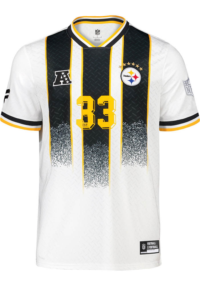 Pittsburgh Steelers Mens White Soccer Soccer Kit - 8327227