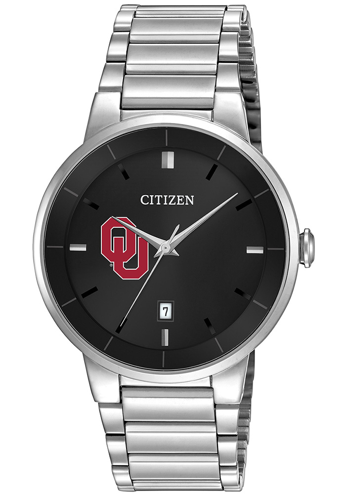 Oklahoma Sooners SILVERGREY Quartz Watch - 83321839