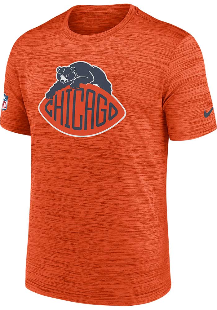 Nike Chicago Bears ORANGE Sideline Rivalry Short Sleeve T Shirt