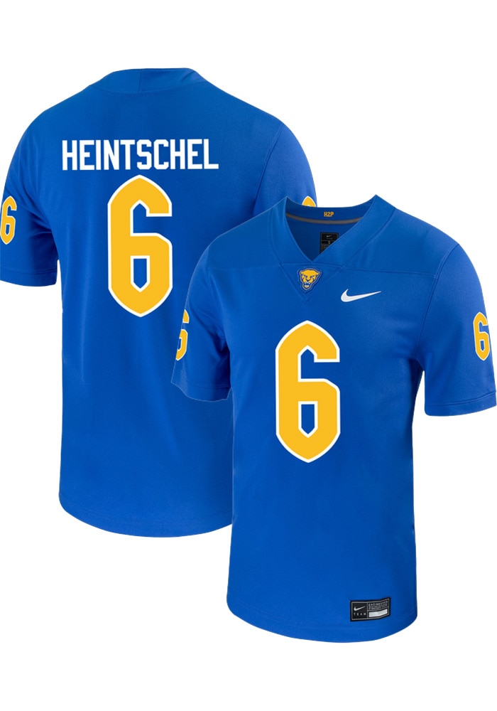 Mason Heintschel Mens BLUE Pitt Panthers Football Football Name