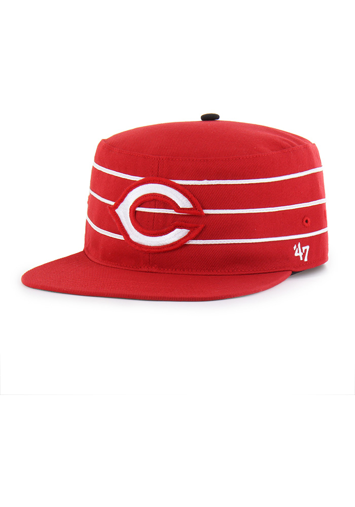 47 Cincinnati Reds Red Golden Age Pillbox Adjustable Hat - 8481082