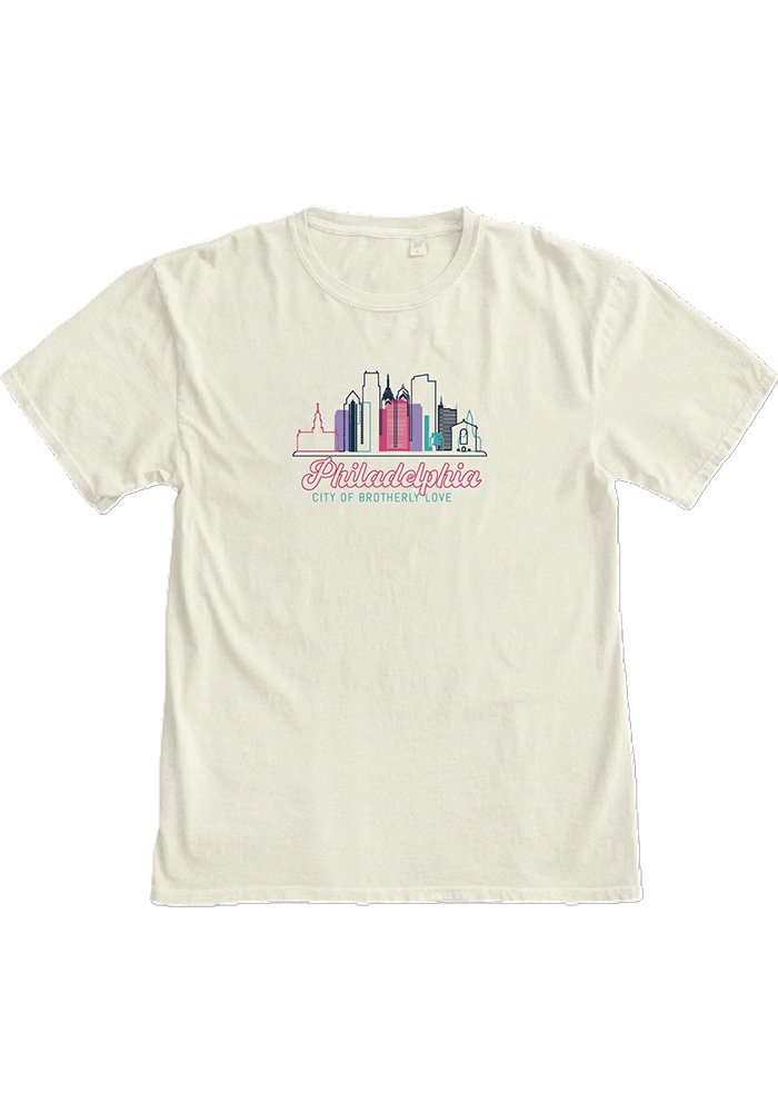 Blue 84 Philadelphia Womens IVORY City of Brotherly Love T-Shirt