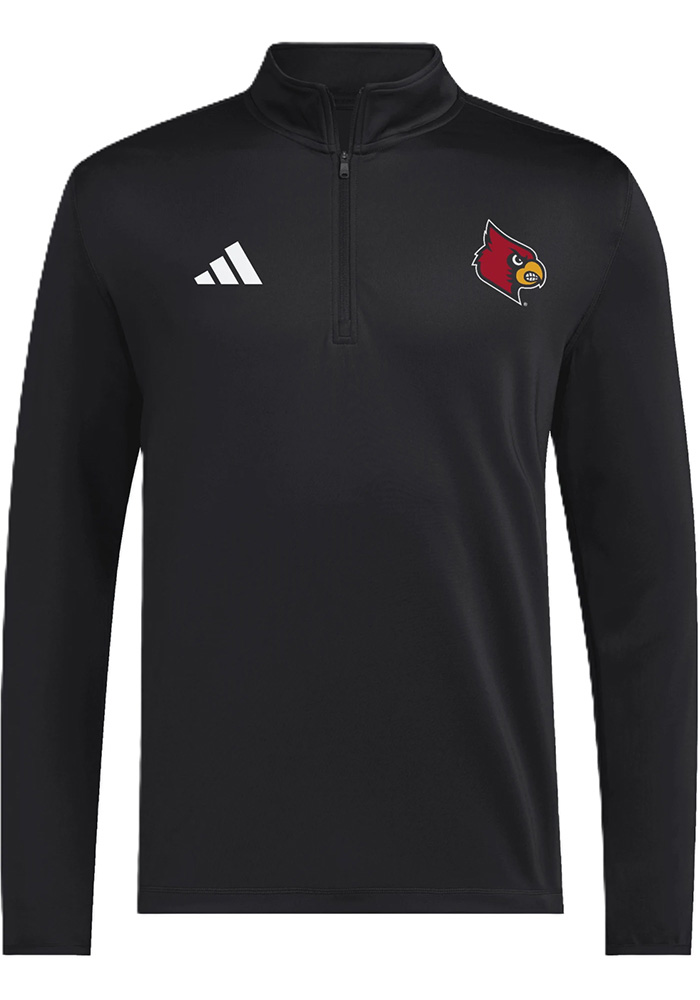 Adidas Louisville Cardinals Mens BLACK Ultimate365 Woven Pullover