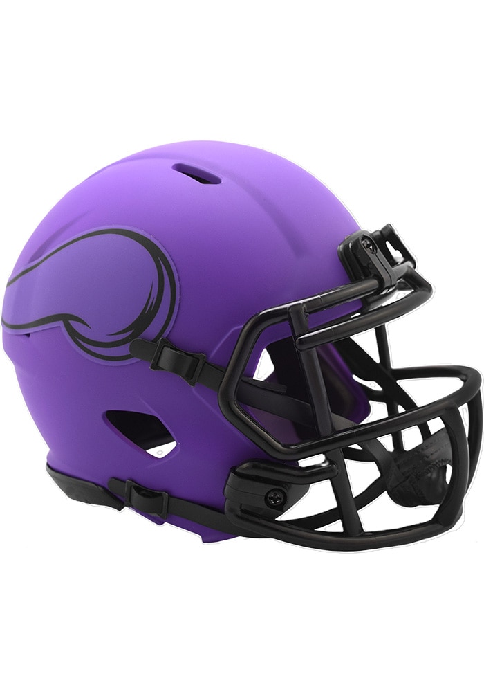 Minnesota Vikings PURPLE Rave Speed Mini Helmet - 85600013