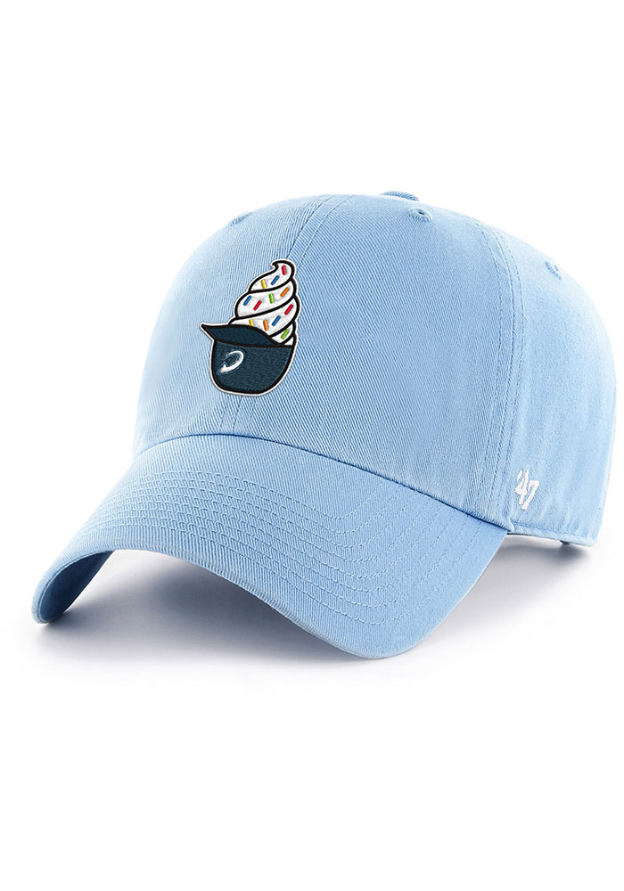 47 Columbus Clippers LIGHT BLUE Ice Cream Helmet Clean Up