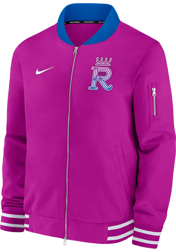 ロイヤルズ ジャケット GIII Sports KC s Nike Kansas City Royals Mens PURPLE Authentic Collection City