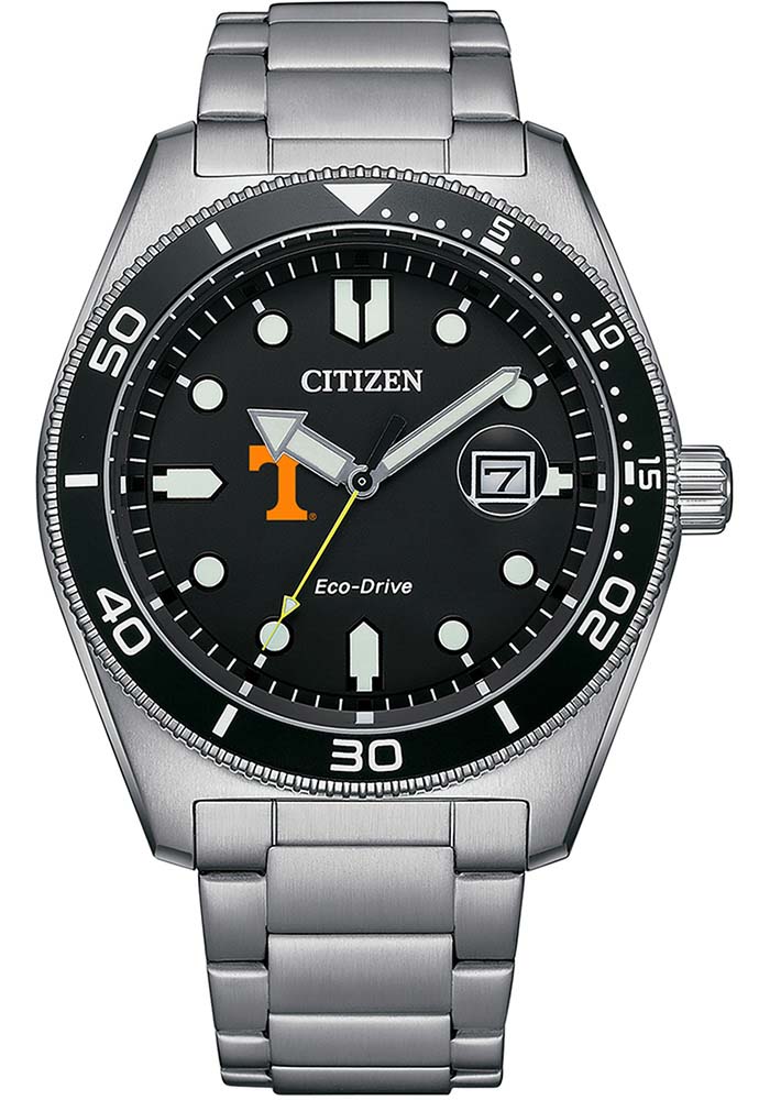 Tennessee Volunteers SILVERGREY Eco-Drive Watch - 8701069