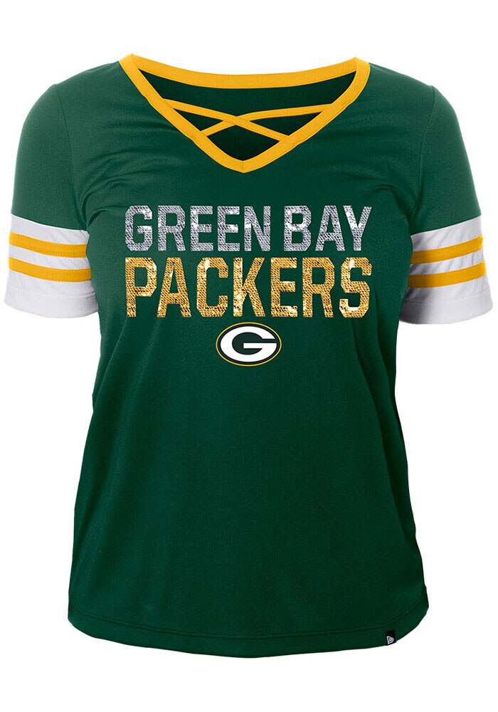 Green Bay Packers Womens New Era GREEN Active Fashion Football 