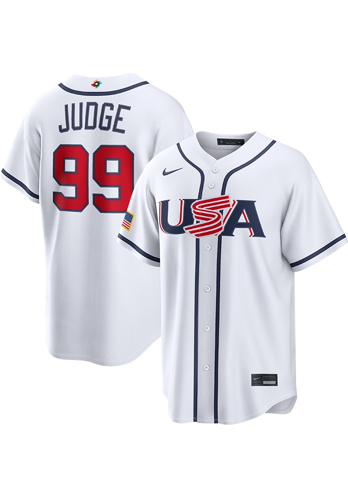 Aaron Judge USA Mens White World Baseball Classic Limited Baseball