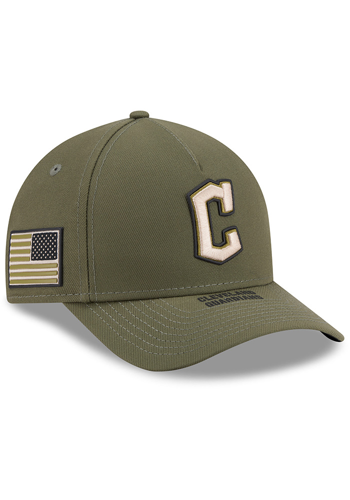 New Era Cleveland Guardians OLIVE 2026 MLB Armed Forces Day 9FORTY