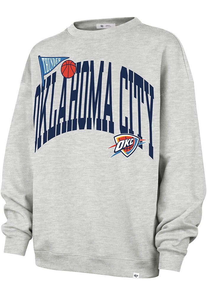 Oklahoma City Thunder 47 Crew Sweatshirt Womens GREY HEATHER