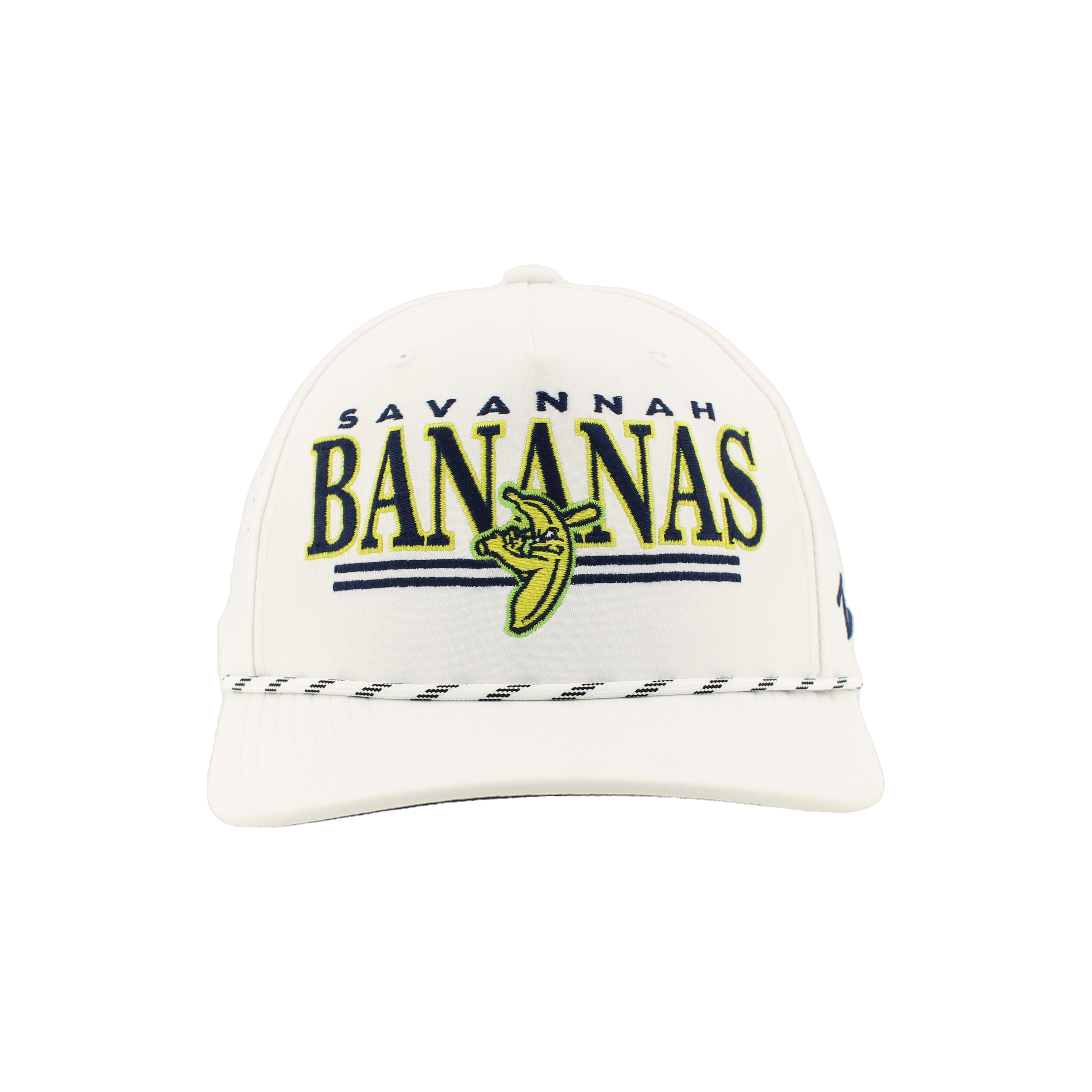 Zephyr Savannah Bananas White Birdie Rope Performance Adjustable