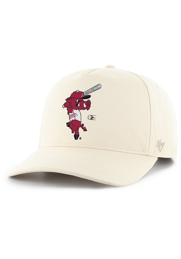 47 Arkansas Razorbacks NATURAL Vintage Batting Hog Hitch