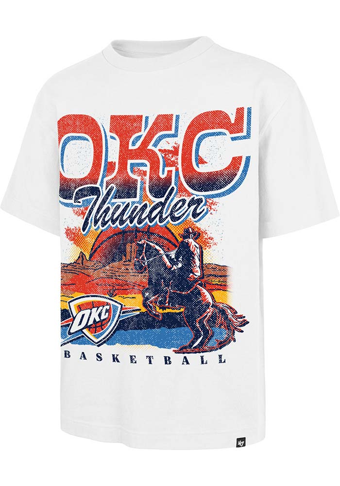 47 Oklahoma City Thunder White Regional Foundation Short Sleeve