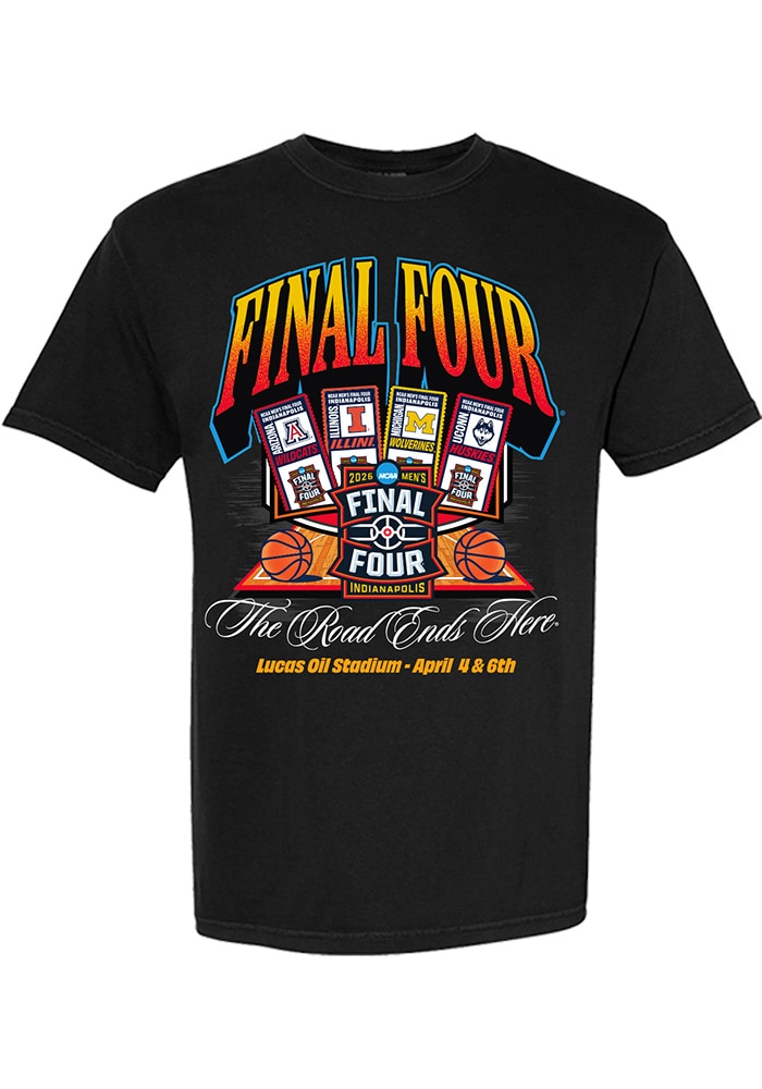 Something Inked BLACK 2026 Final Four All-Team Tickets Short