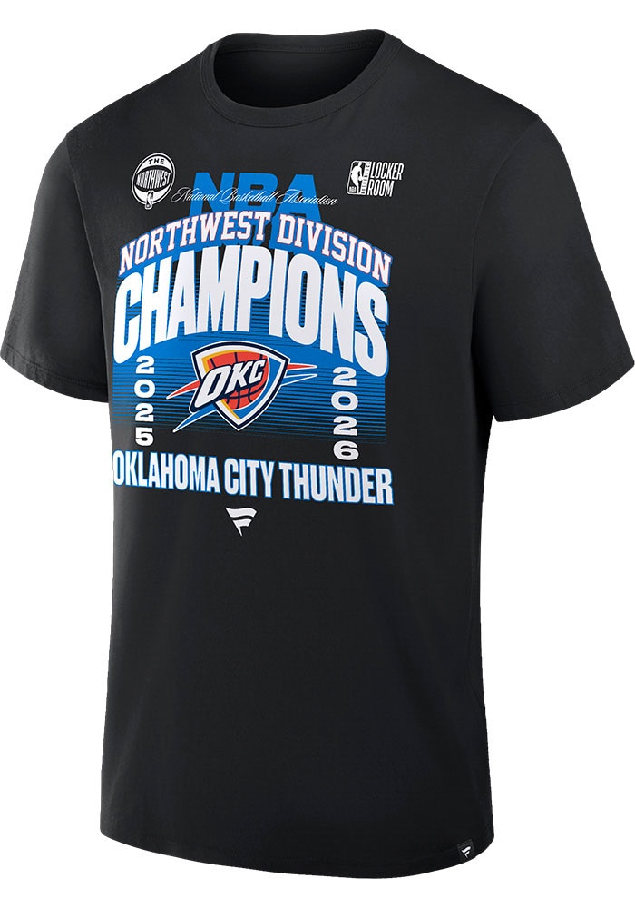 TEAM LOGO LOOSE SHIRTS サイズ5 L相当　定価27500円 Oklahoma City Thunder BLACK 2026 Division Champions Locker Room