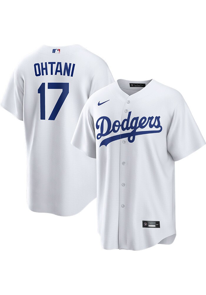 Shohei Ohtani Los Angeles Dodgers Mens Replica White Home Jersey