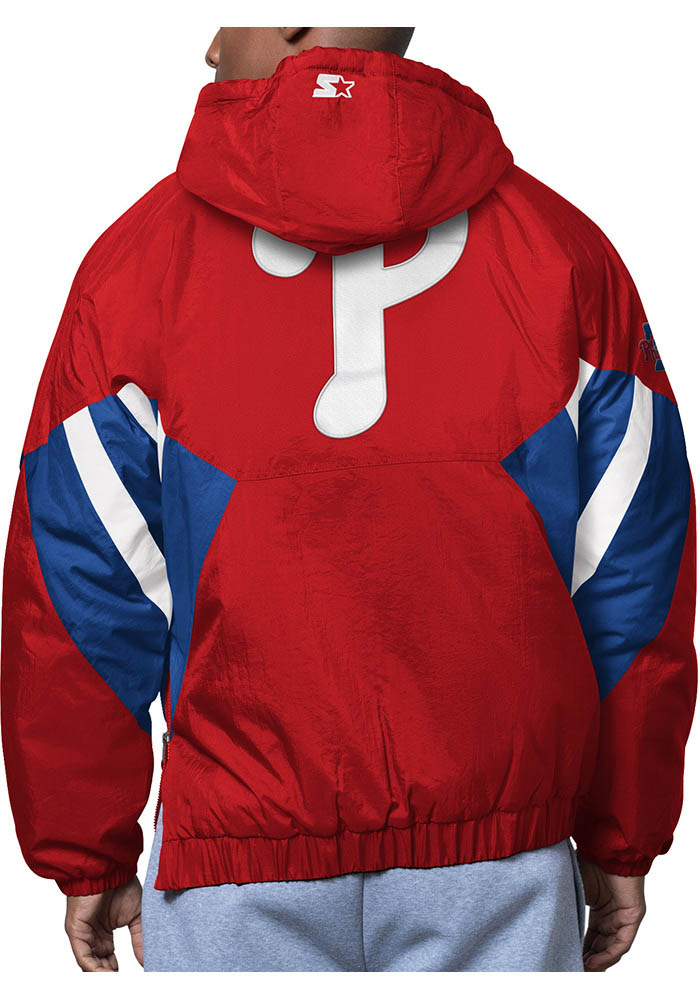 Starter Philadelphia Phillies Mens The Line Up Red Pullover