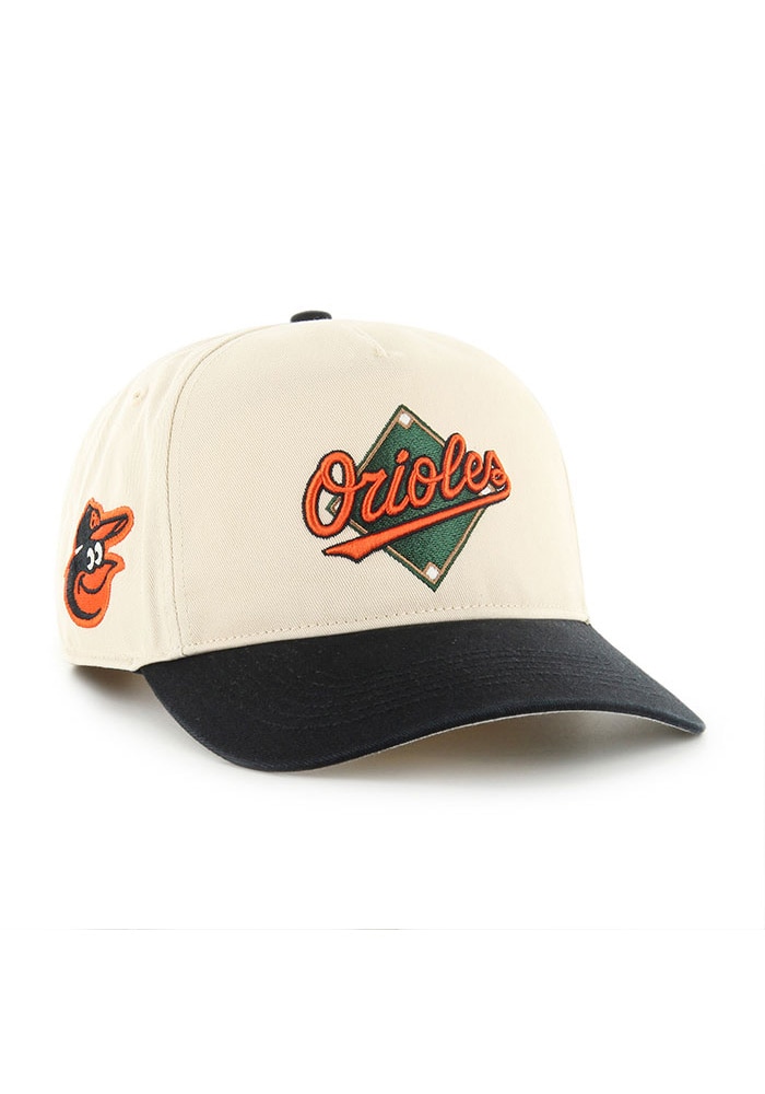 帽子 olr 47 Baltimore Orioles NATURAL 2T Base Knock Hitch Adjustable Hat