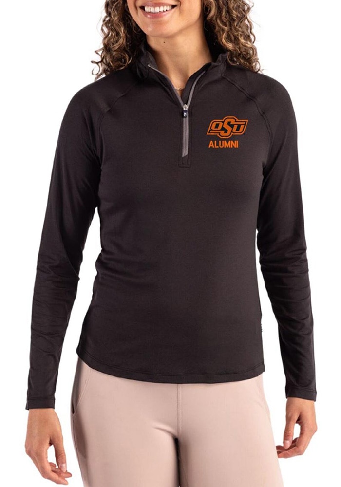 Oklahoma State Cowboys Cutter and Buck Womens BLACK Alumni