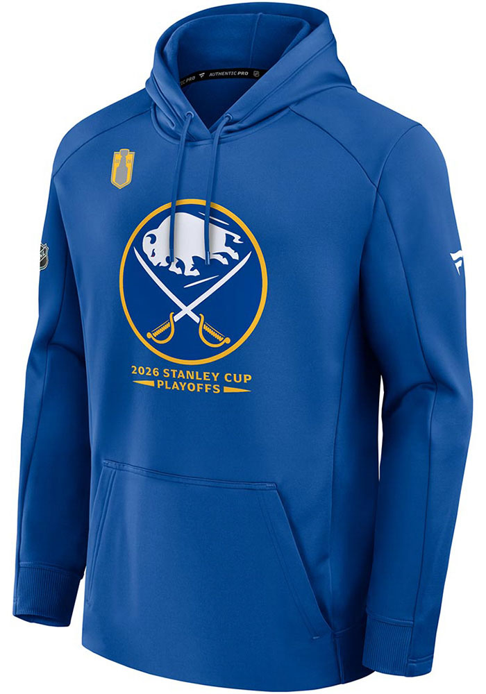 Buffalo Sabres Mens ROYAL 2026 Playoff Participant Hood - 95069712