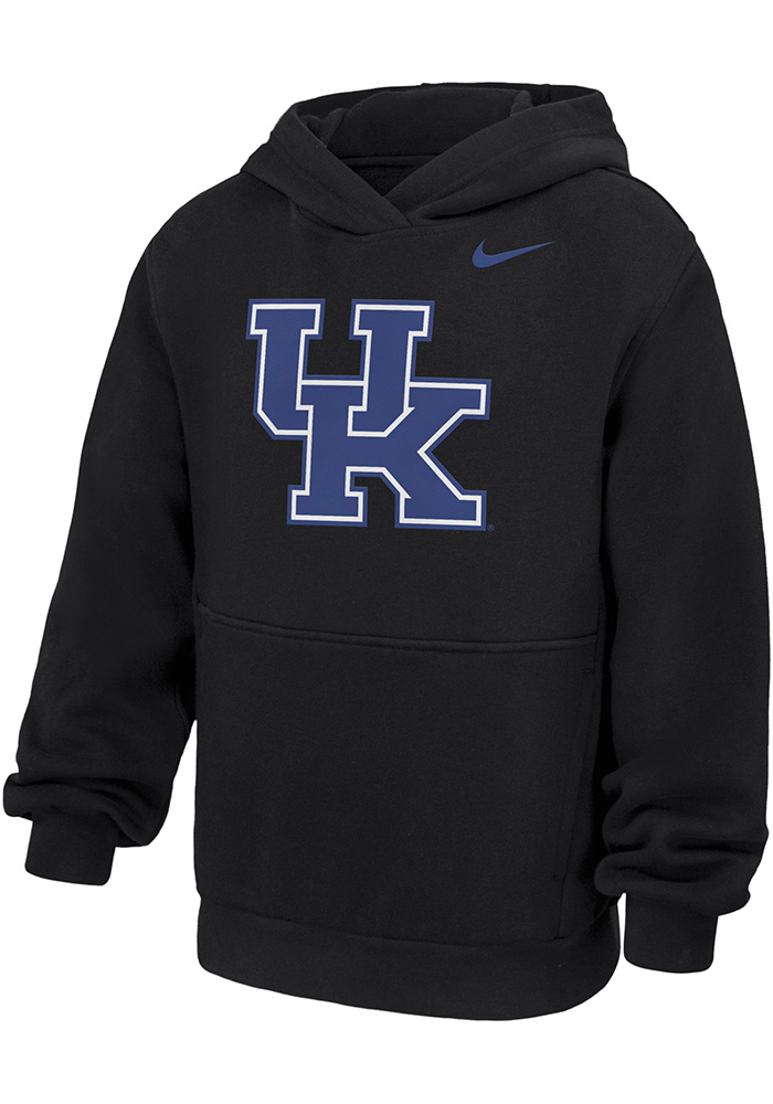 Kentucky Wildcats Nike Youth BLACK Primary Logo Long Sleeve Hoodie