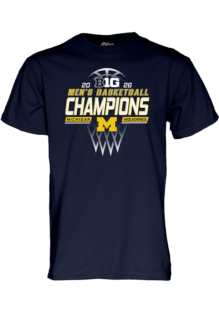 Blue 84 Michigan Wolverines NAVY 2026 Big Ten Men's Basketball