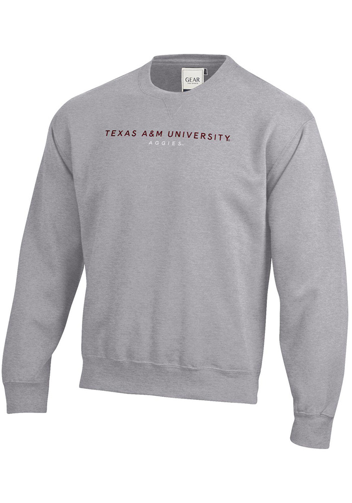 ATM Aggies スウェットシャツ グレー Gear For Sports Texas A&M Aggies Mens ATHLETICGREY Big Cotton Crew