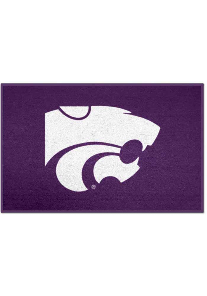 【rug】美品 KANSAS STATE NFL アメフト ラグ　マット 9657826-1.jpg