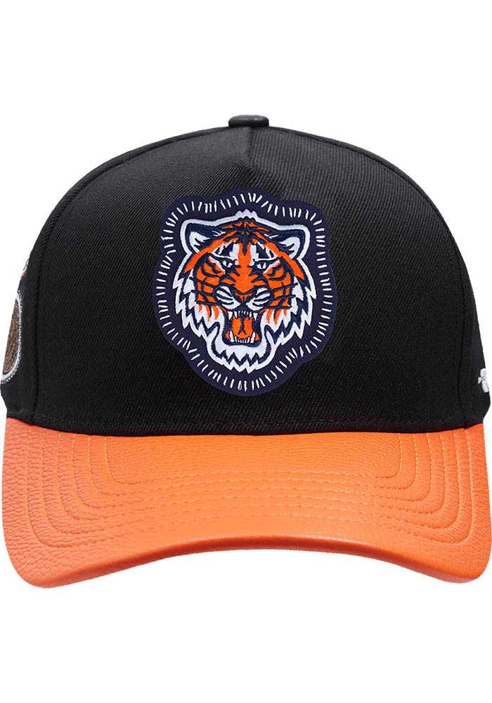 WHIZ LIMITED 24SS TIGER DENNIS HAT ハット Pro Standard Detroit Tigers BLACK DIY Pick Stitch Leather Front