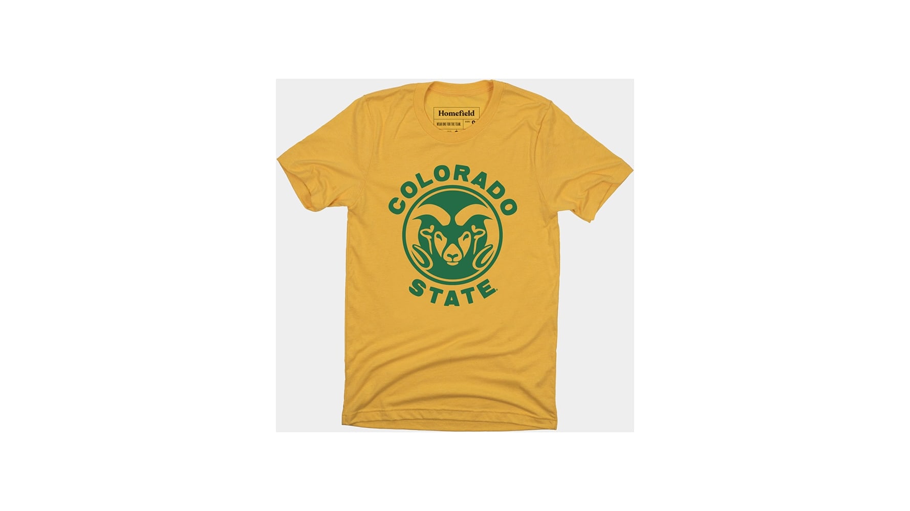 T-shirt Colorado State University Rams, Vert Foncé, Taille S (petit), Gildan