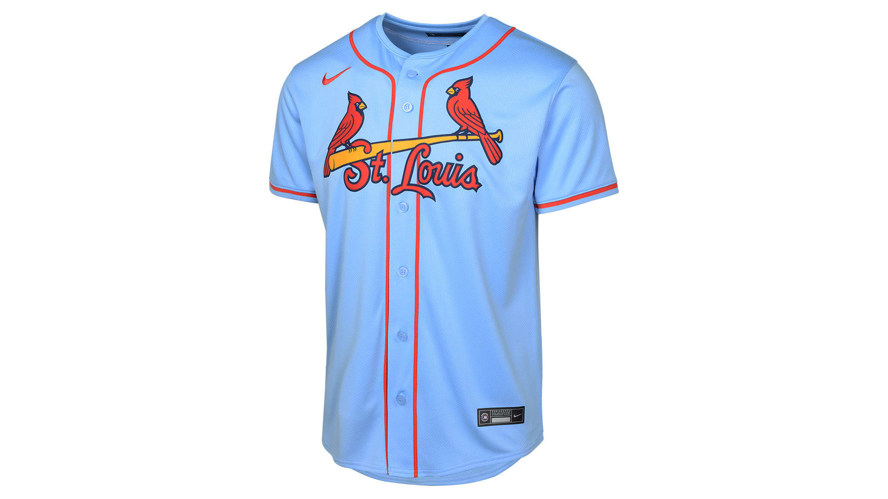 Maillot Baseball St Louis Cardinals – Majestic, Taille M, Blanc, Occasion