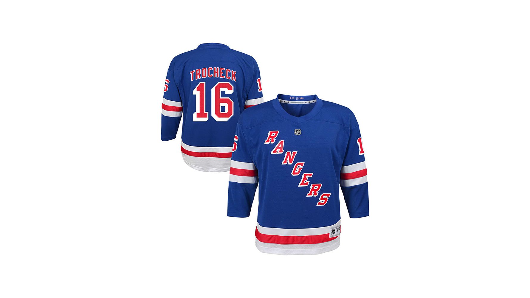 Maillot De Hockey LNH New York Rangers - Taille L (Grand) - Marque CCM - Occasion Bon état