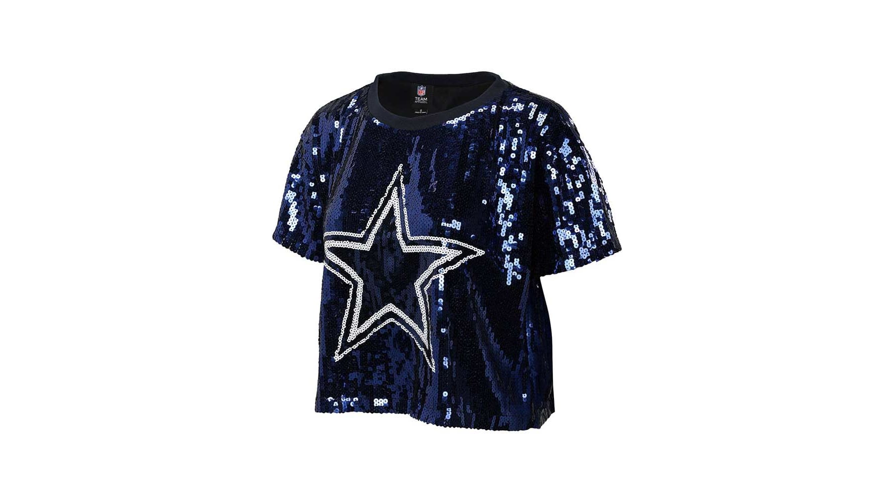 sexy dallas cowboys clothes Women's Gameday Couture Navy Dallas Cowboys Perfect Score Vintage T-Shirt Dress Size: Large main image 1