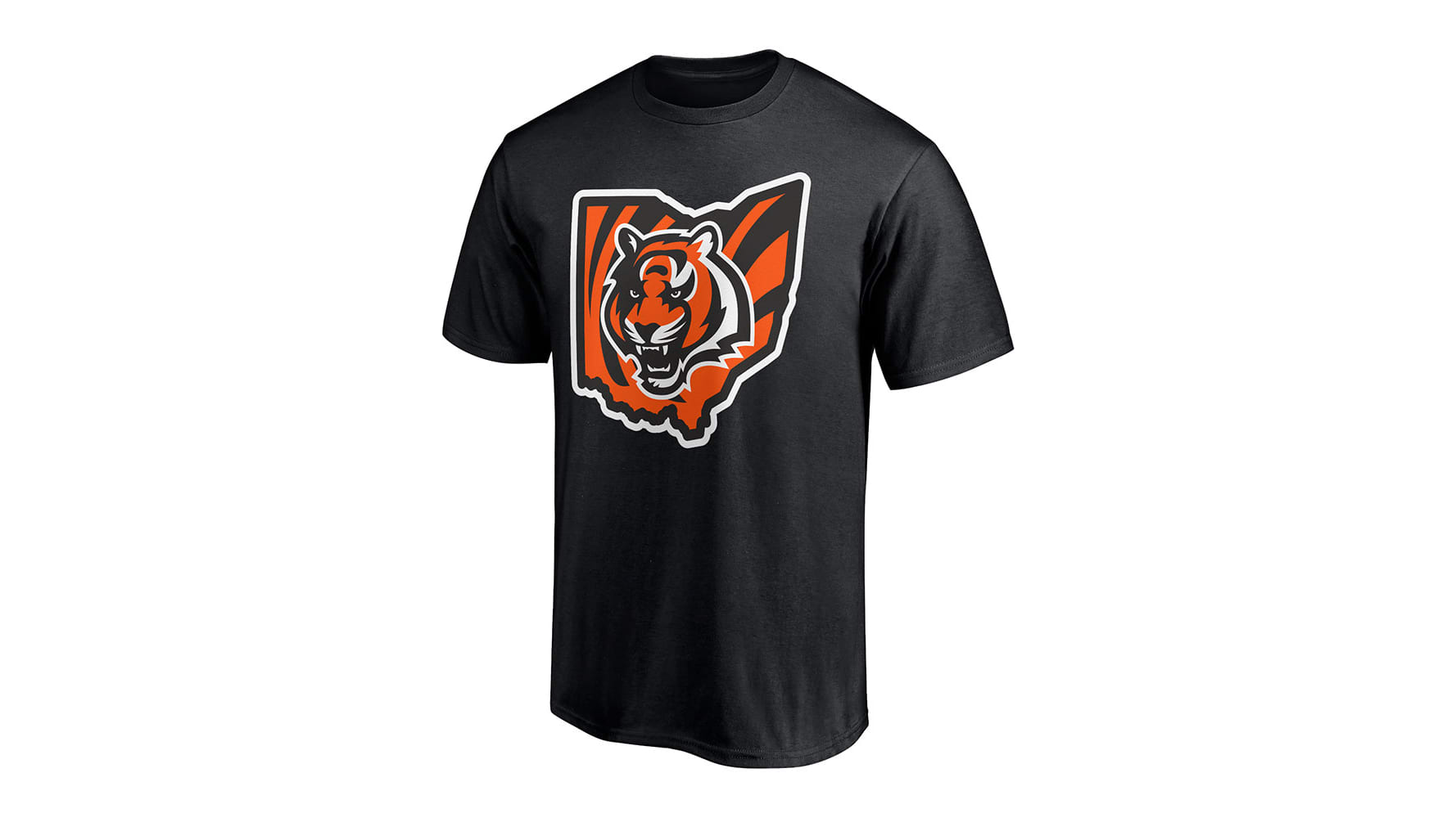 T-shirt noir pour homme Cincinnati Bengals, grandes tailles, couleurs vives