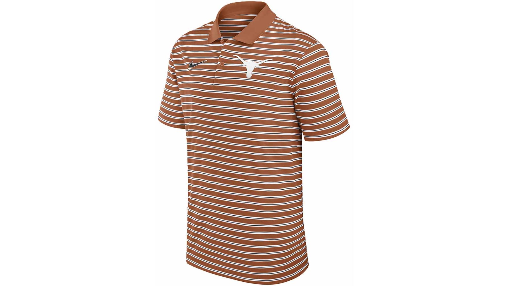 texas longhorns striped polo