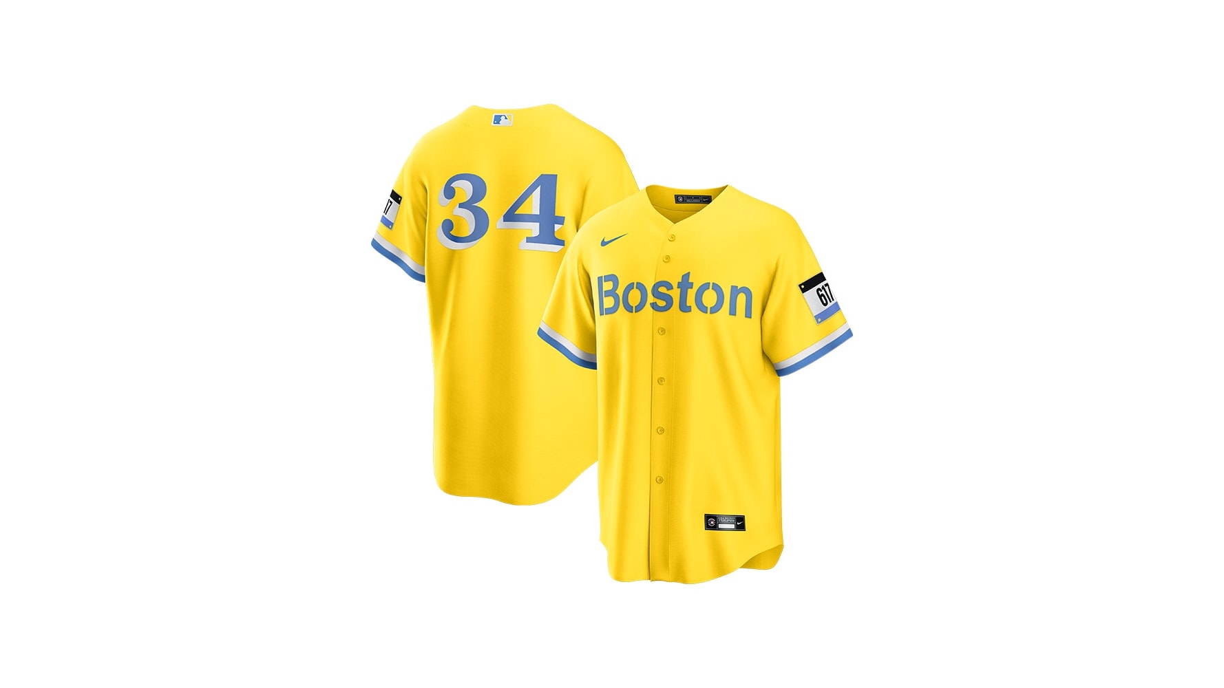 red sox and yellow uniforms