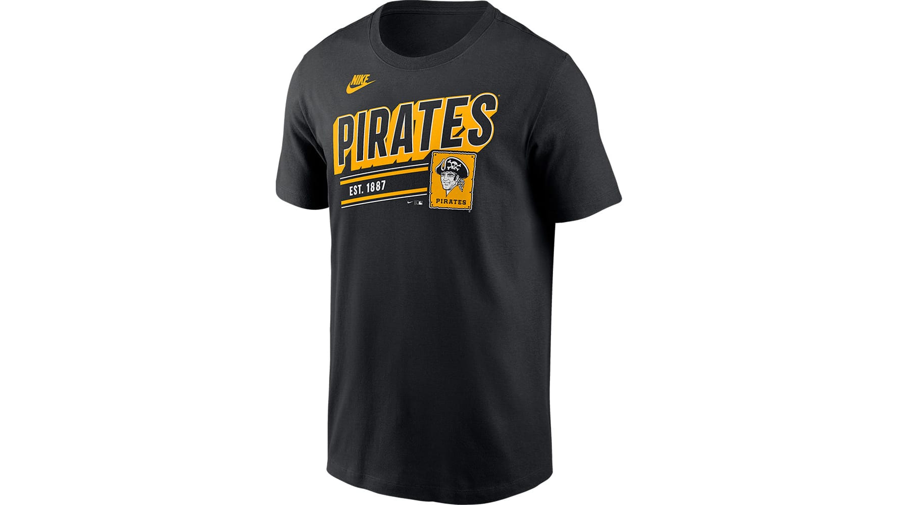 T-shirt Pittsburgh Pirates MLB - Femme Taille S - Noir - Occasion Bon État