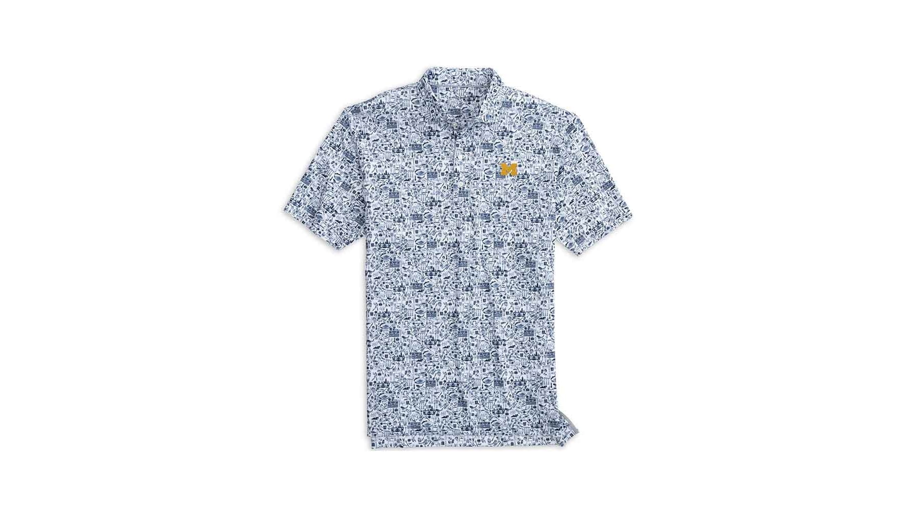 michigan dress shirt Michigan Wolverines Stretch Oxford Shirt